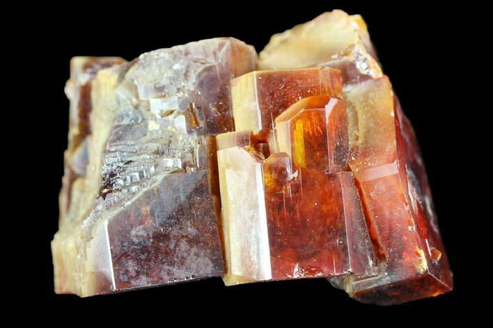 Red & Brown Vanadinite Crystal Cluster - Morocco #117725